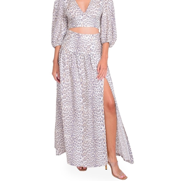 Bec + Bridge Leopard Skirt